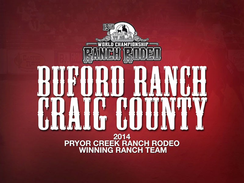 2014 Pryor Creek Ranch Rodeo Results - Buford Ranch Craig County - WRCA ...