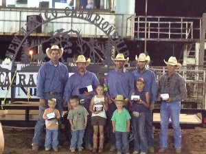 2015 New Mexico Championship Ranch Rodeo Winning Ranch Team – Slash B Ranch & Dagger Draw Ranch - Matt Stockton, John Berry, Gideon Peterson, Steven McCutcheon, Wes Housler