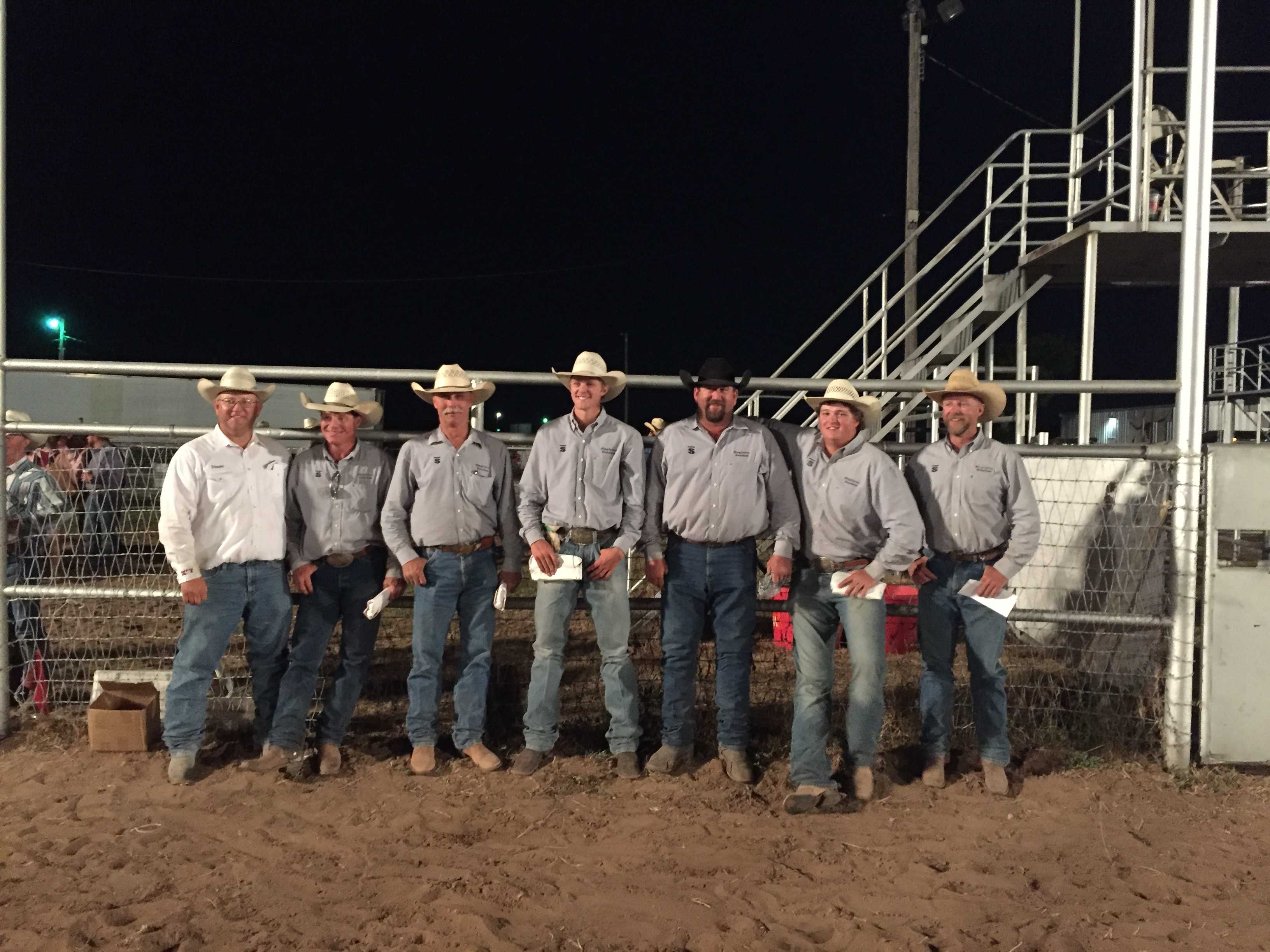 2016 XIT Ranch Rodeo Winning Ranch Team - Singleton Ranch