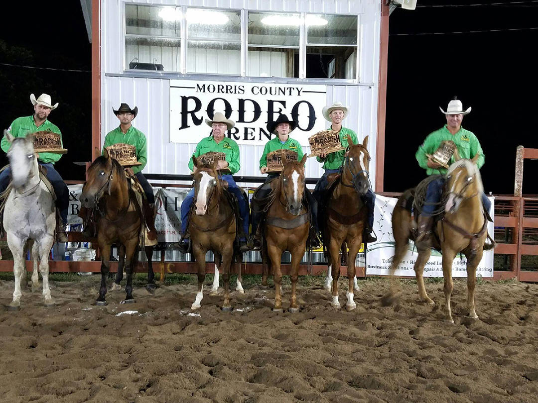 2016 Santa Fe Trail Ranch Rodeo Winning Ranch Team - Lonesome Pine