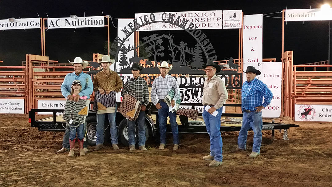 2016 New Mexico Championship Ranch Rodeo 3rd Place Ranch Team - D&S Cattle
