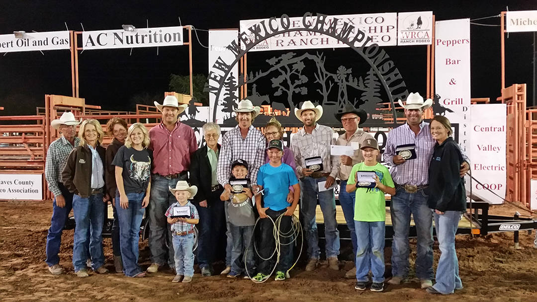 2016 New Mexico Championship Ranch Rodeo Winning Ranch Team - Smith Ranch