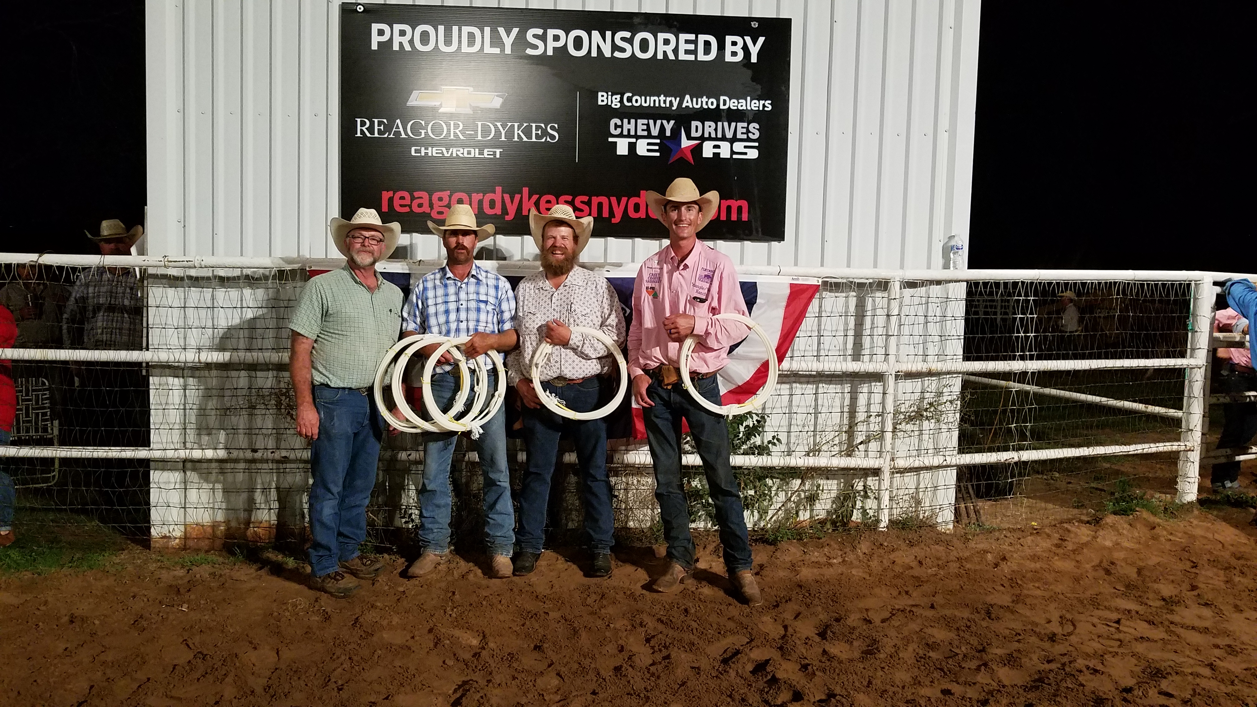 2017 Old Settler’s Reunion Ranch Rodeo Third Place Ranch Team: Triangle Ranch / Veale Ranch (Received invitation to World Championship)