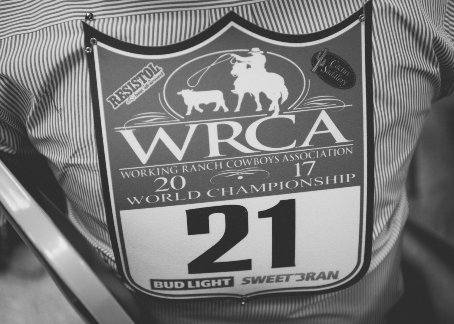 WRCA back number Working Ranch Cowboys Association & Foundation