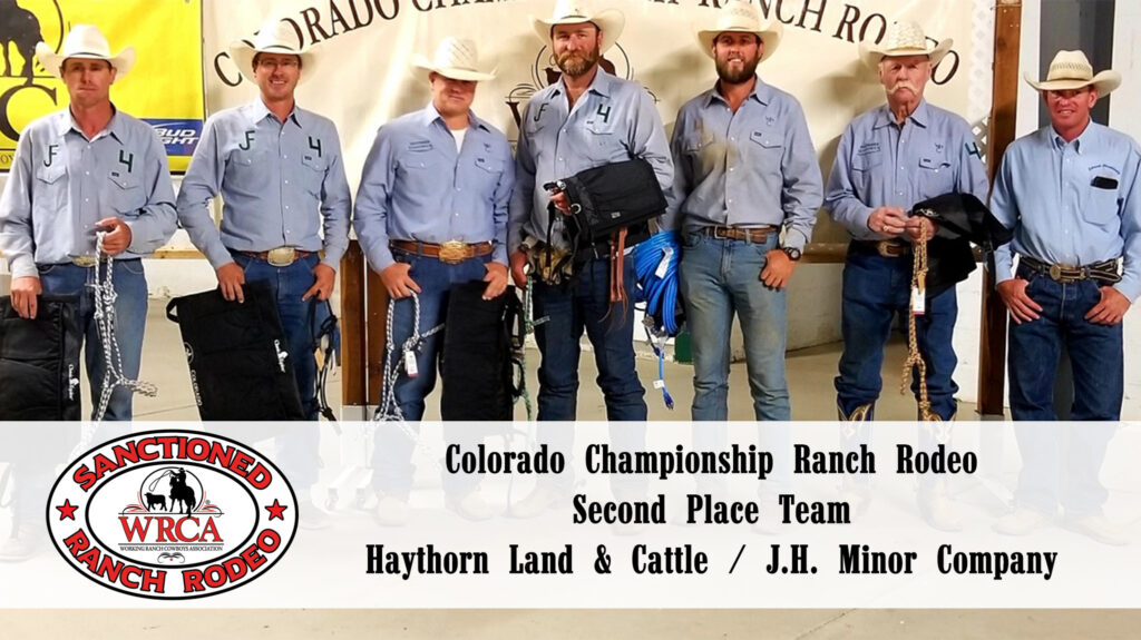 Colorado Championship Ranch Rodeo Working Ranch Cowboys Association