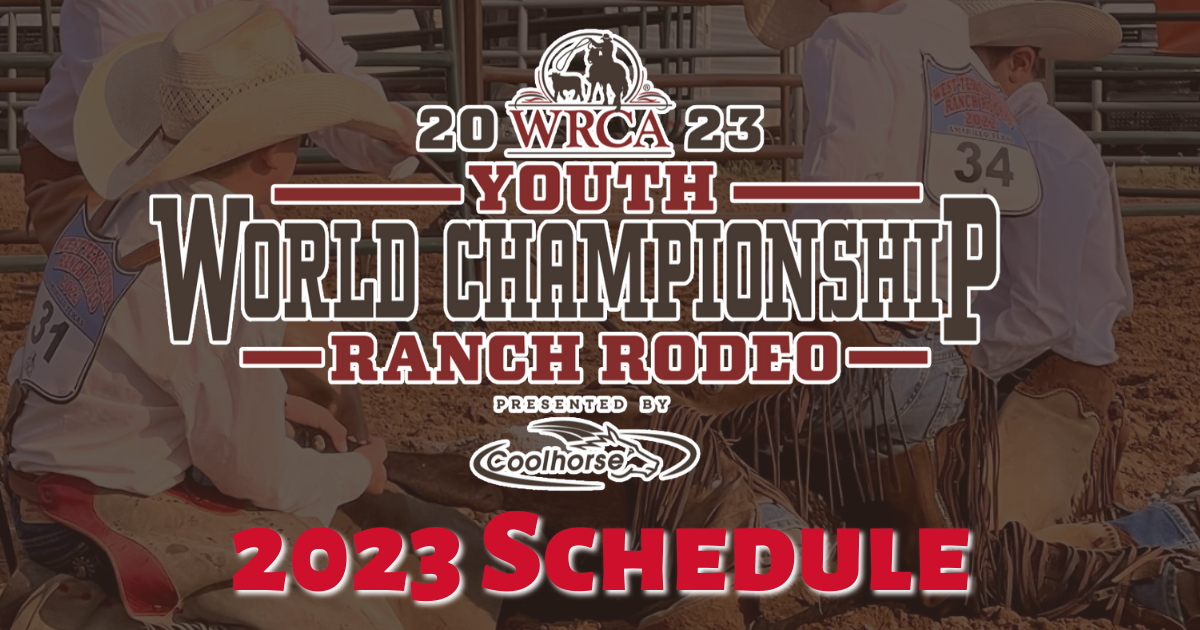 2023 Youth Ranch Rodeo Schedule