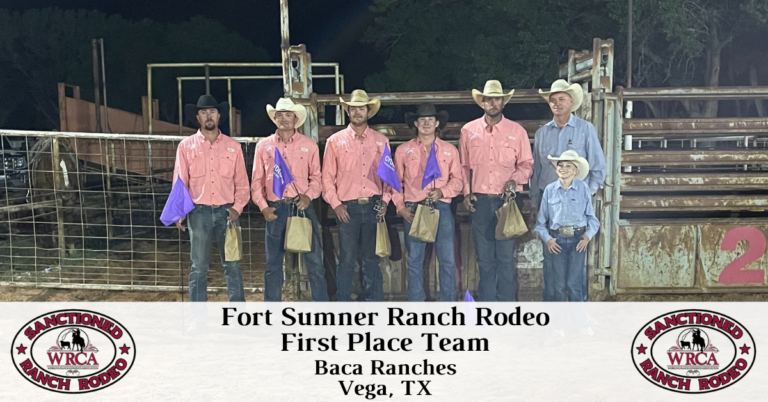 2023 Fort Sumner Ranch Rodeo Results