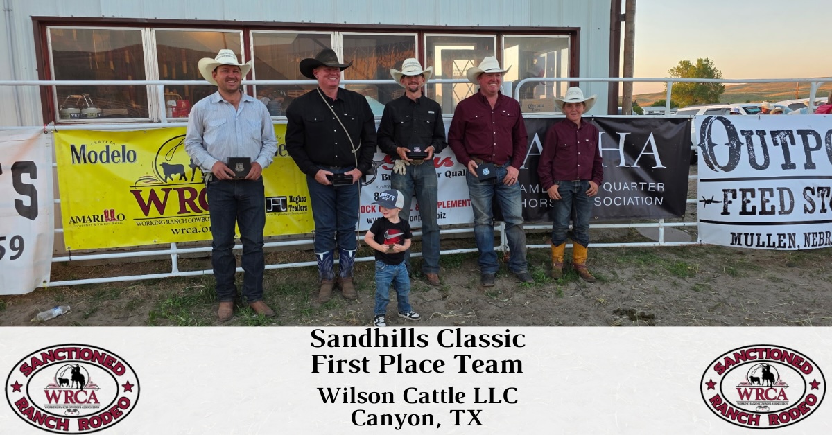 Featured - Sanctioned Rodeo Team Placings - 1st
