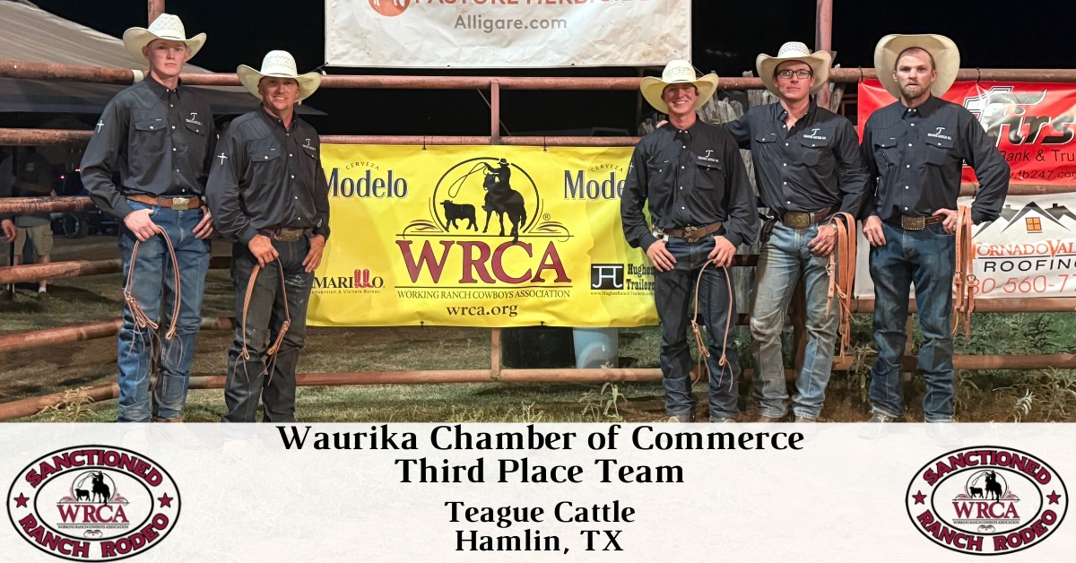 Featured - Sanctioned Rodeo Team Placings - 3rd