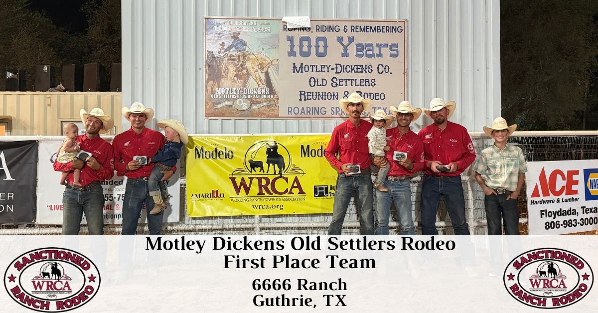 Featured - Sanctioned Rodeo Team Placings - 1st