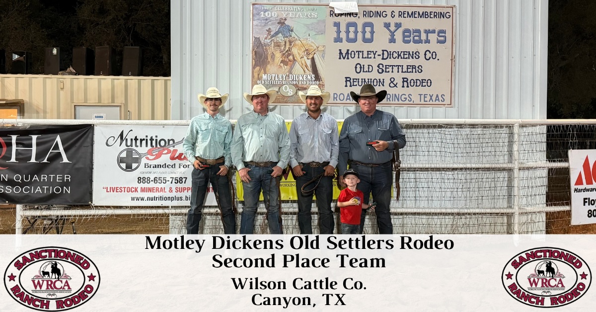 Featured - Sanctioned Rodeo Team Placings - 2nd